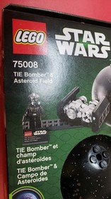 LEGO Star Wars TIE Bomber & Asteroid Field 75008 Pilot NEW Sealed Ornament Tear