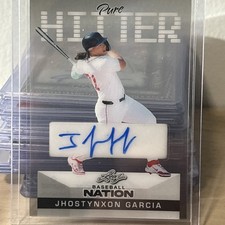 2025 Leaf Baseball Nation Jhostynixon Garcia Clear Pure Hitter Auto /15