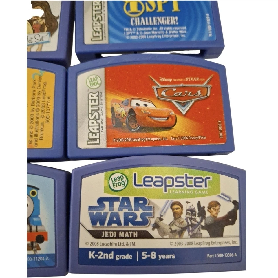Leapfrog Cartridges Leapster Games Bundle Of 10 Thomas & Friends Star Wars Bratz - Image 3 of 4