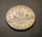 Canada 1960 dollar 80% silver
