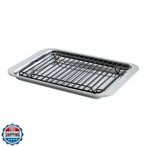 Nordic Ware Naturals 2 Piece Compact Pan Set, Toaster Oven, Counter Ovens, Ai