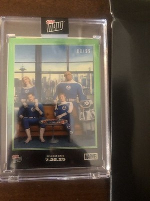 2025 Marvel Topps Now Fantastic Four 80/99 Green Plus  Regular Base Card