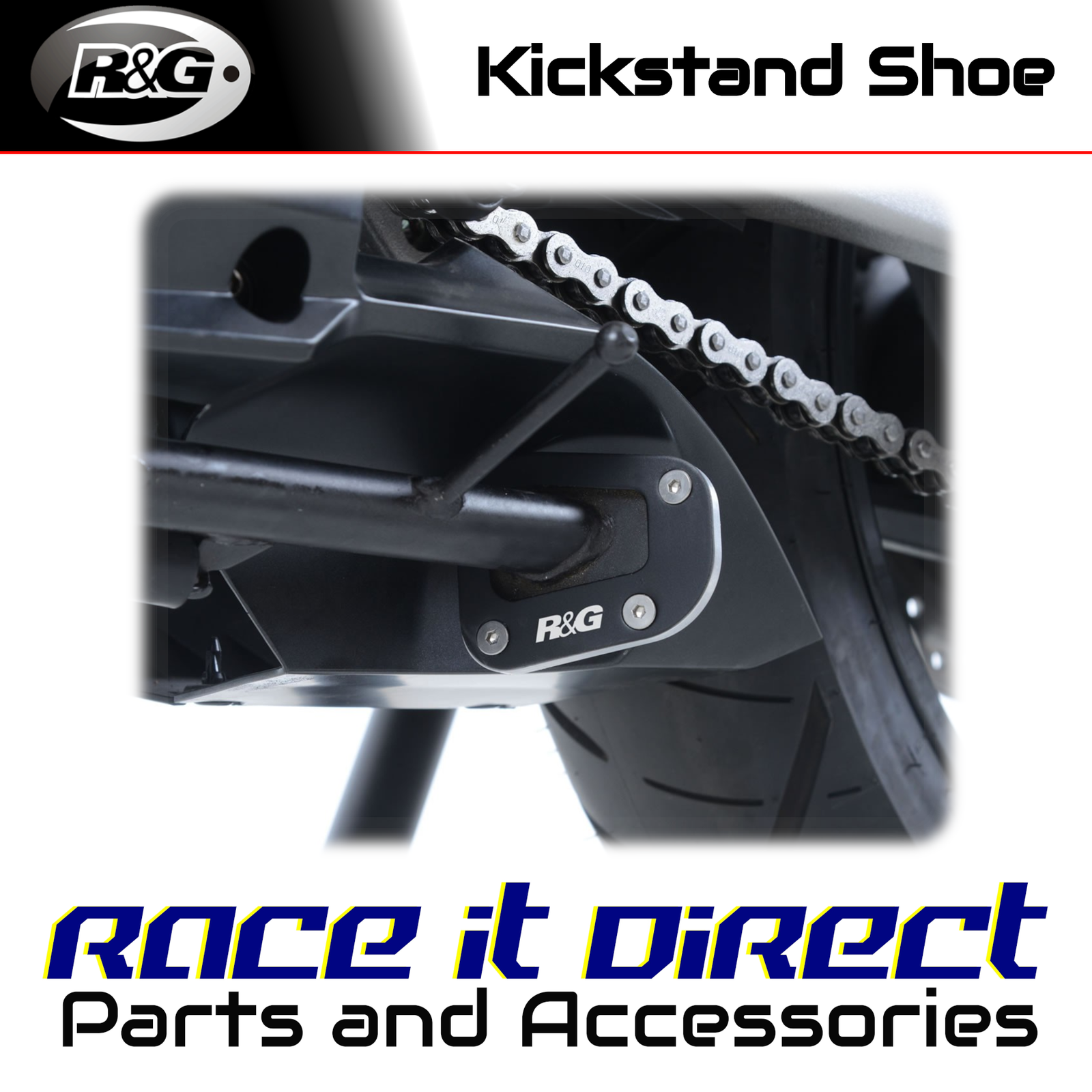 Kickstand Shoes for Honda CBR250RR 2017-2026 R&G
