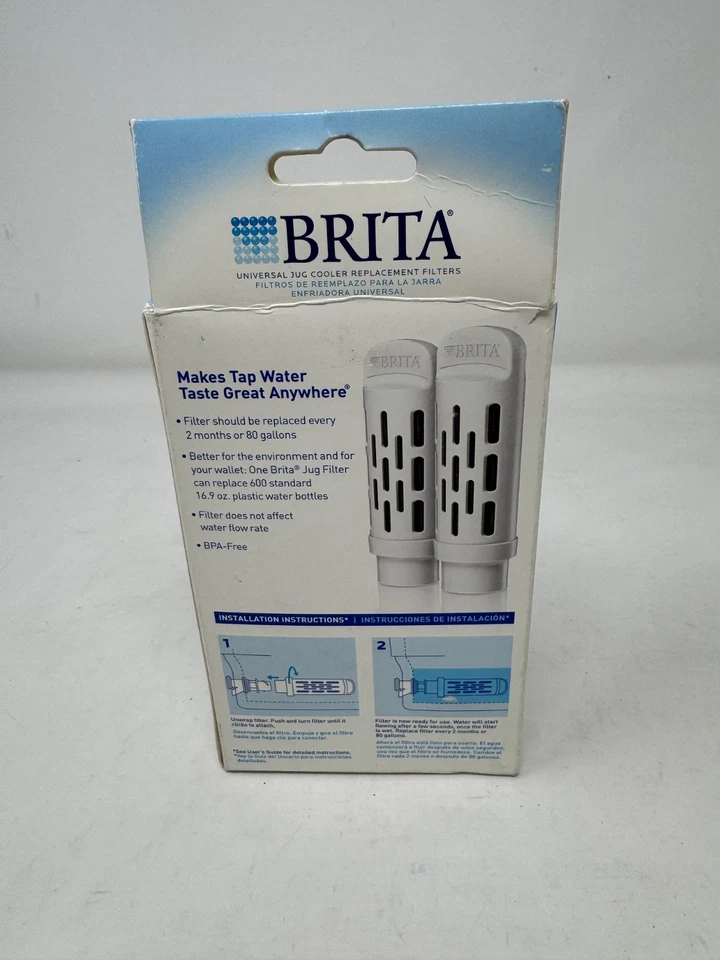 2-Pack Brita Universal Jug Cooler Replacement Filters JUGRPLB4 - Image 3 of 4
