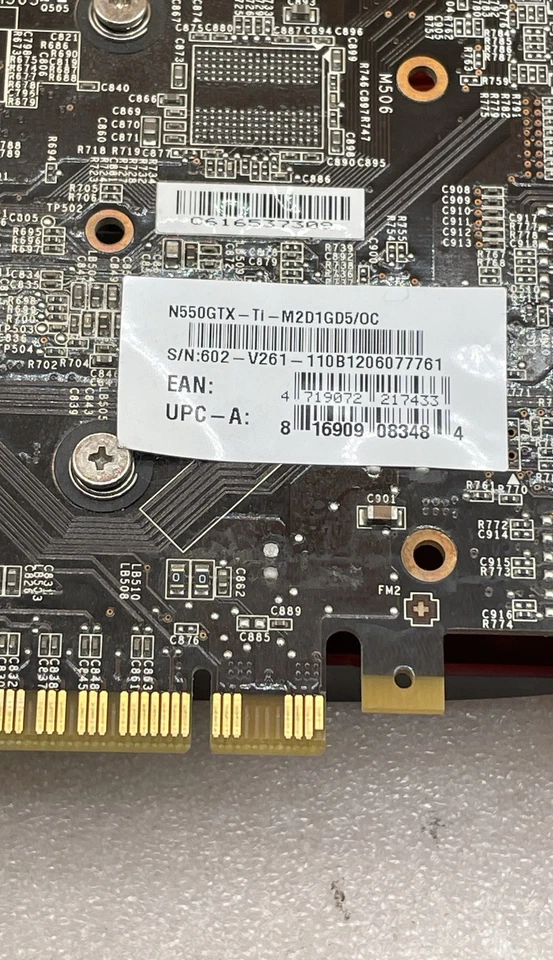 MSI Nvidia GeForce 550GTX Ti 1GB PCI-E Dual DVI SLI Video Card HDMI M2D1GD5/OC - Image 4 of 4