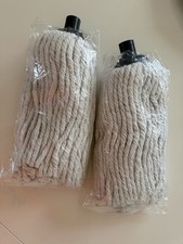 Pack of 2 Cotton Mop Heads Replacement − Super Absorbent Floor Mop, Twist