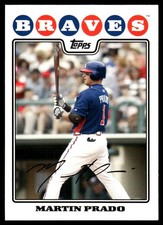Martin Prado 2008 Topps #651 Atlanta Braves MLB READ FREE SHIPPING AutographDen