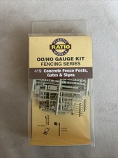 Ratio 419 - Concrete Fence Posts, Gates & Signs - OO/HO Gauge - NEW