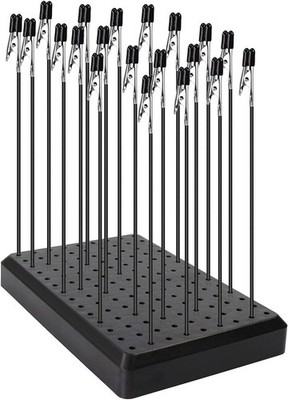 GJJC09B 1PC Painting Stand Base and 20PCS Alligator Clip Stick Set