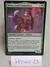 MTG Mowu, Loyal Companion War of the Spark 167/264 Foil Uncommon