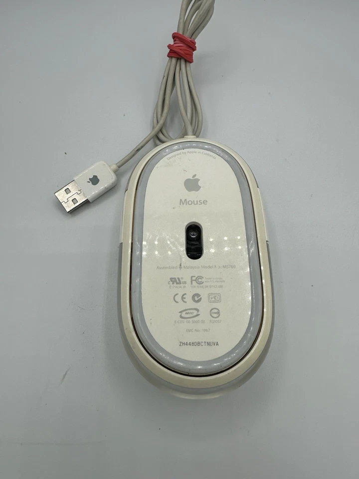 Apple Mouse (M5769) Maus weiß transparent - Bild 2 von 3