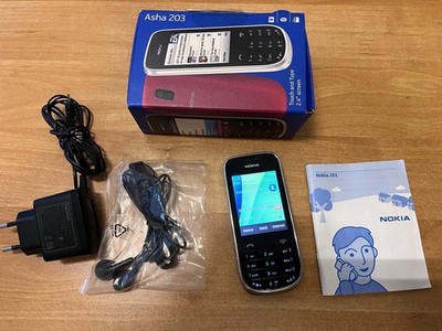 Nokia Asha 203 Handy (guter Zustand)