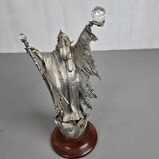 Vintage James Lane Casey Pewter Wind Wizard C...