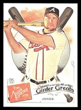 2019 Topps Allen & Ginter Ginter Greats #GG-19 Chipper Jones Baseball Card