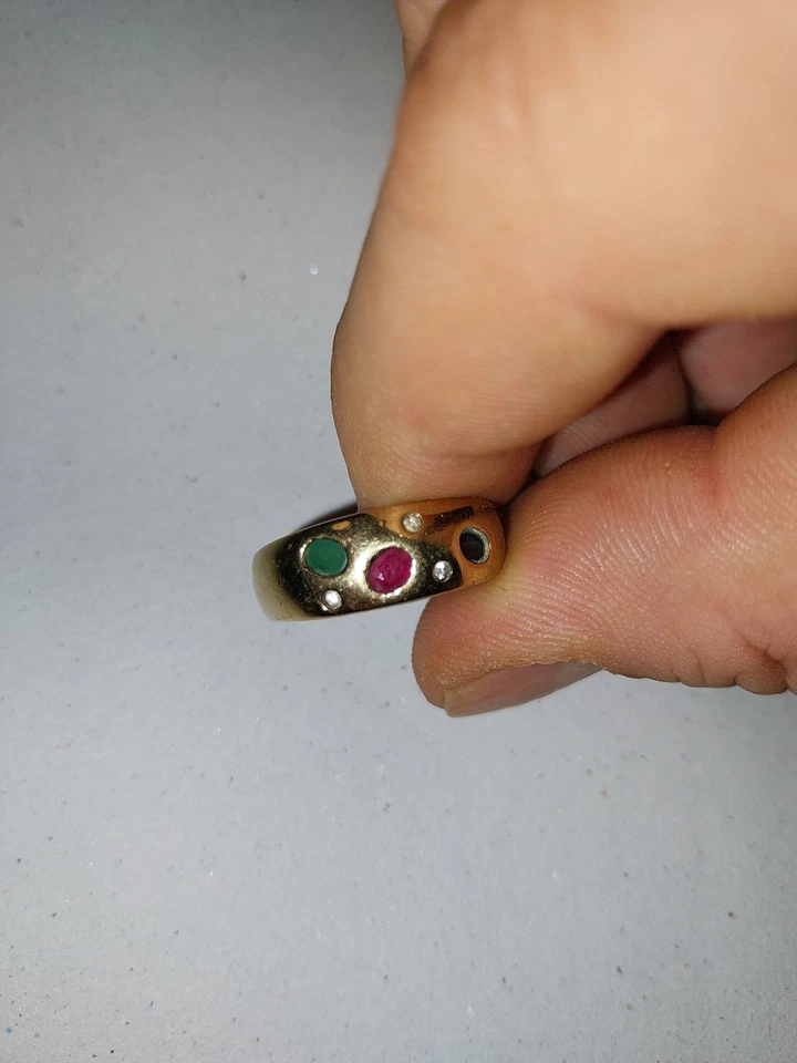 Damenring 333 Gold Gestempelt - Bild 3 von 4