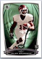 2014 Bowman 16 Jalen Saunders Rookies   RC New York Jets Football Card