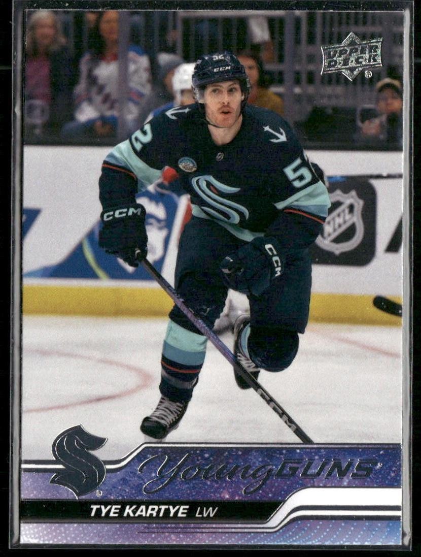 2023-24 Upper Deck Tye Kartye Young Guns RC #465 Seattle Kraken