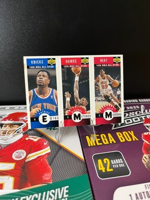1994-95 Upper Deck Ewing Mutombo Mourning Triple Card Insert NBA