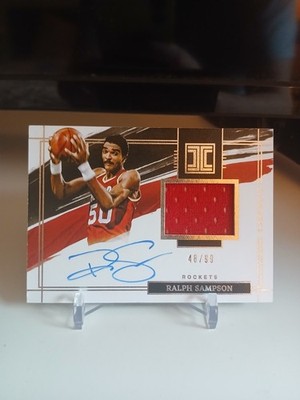 Ralph Sampson On-card Auto Jersey 48/99 2021-22 Panini Impeccable
