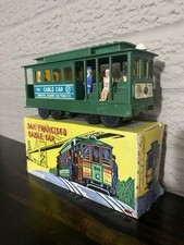 Vintage San Francisco Souvenir Friction Plastic CABLE CAR 1960s Hong Kong