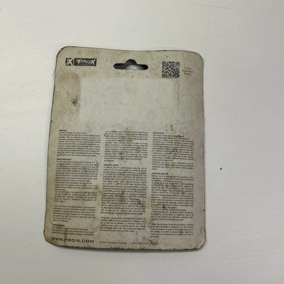 PROX BRAKE PADS NOS OEM 37.105802 - Image 3 of 3