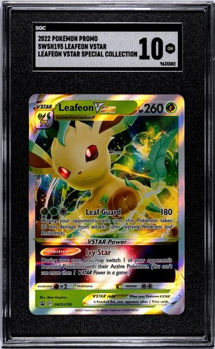 Leafeon VSTAR graded SGC 10 for sale on eBay