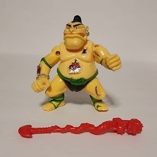 Tattoo TMNT Playmates 1991 Vintage Complete With His Accessory 