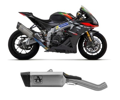 Auspuff Schalldampfer Arrow Pista Titan Link APRILIA RSV 4 1100 FAC 2019 2020