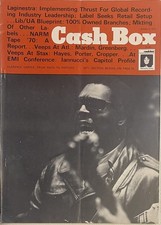 October 3, 1970 CASH BOX MAGAZINE John Lennon, Ringo Starr, Rolling Stones