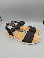 Bobs From Skechers Women Black Desert Kiss Adobe Princess Sandals Size 8.5