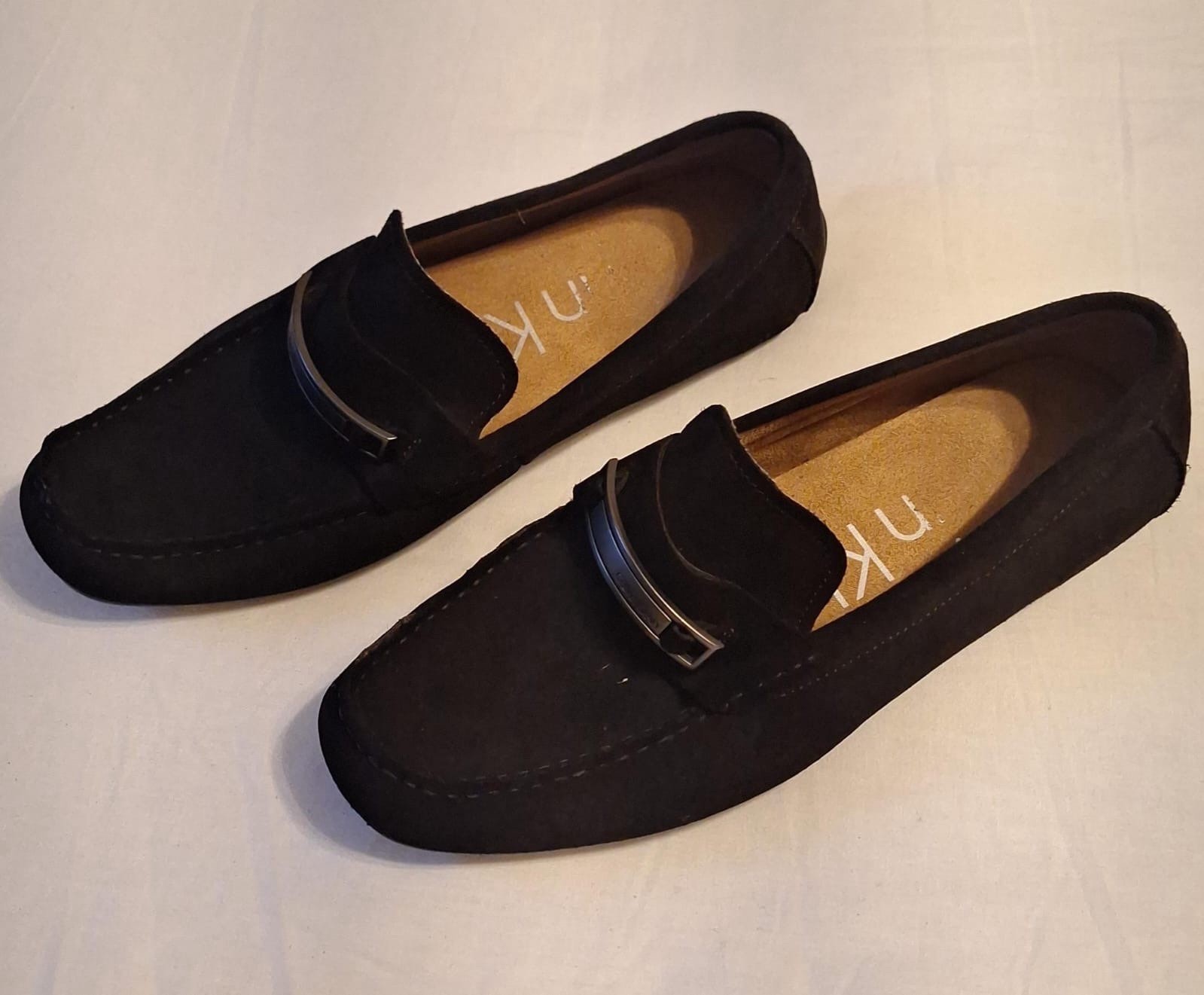 Calvin Klein Brown Suede Loafers Size 11 Men’s