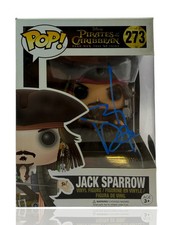 JOHNNY DEPP SIGNED JACK SPARROW FUNKO POP! #273 (ACG CERT AG17665)