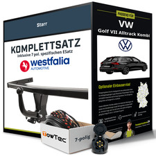 Für VW Golf VII Alltrack Kombi BA5 Anhängerkupplung starr +eSatz 7pol 14-20 AHK