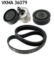 SKF Keilrippenriemensatz Vkma 36079 FüR Nissan Dacia Lada CR0 Megane Renault BR0