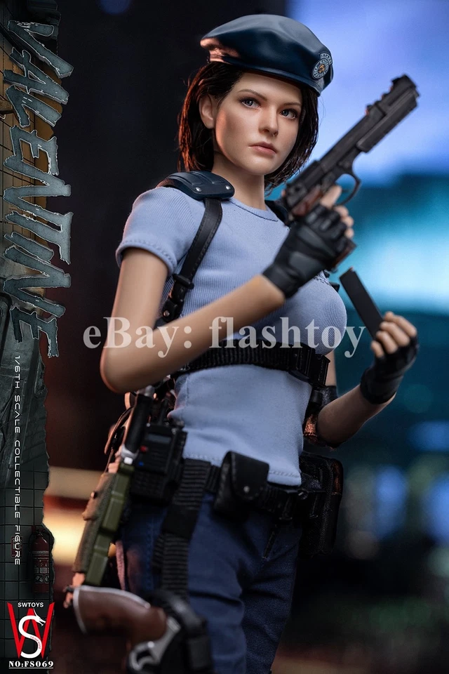 SWTOYS FS069 1/6 Zombie Killer Jill Policewomen Valentine Female Action Figure - Image 3 of 4