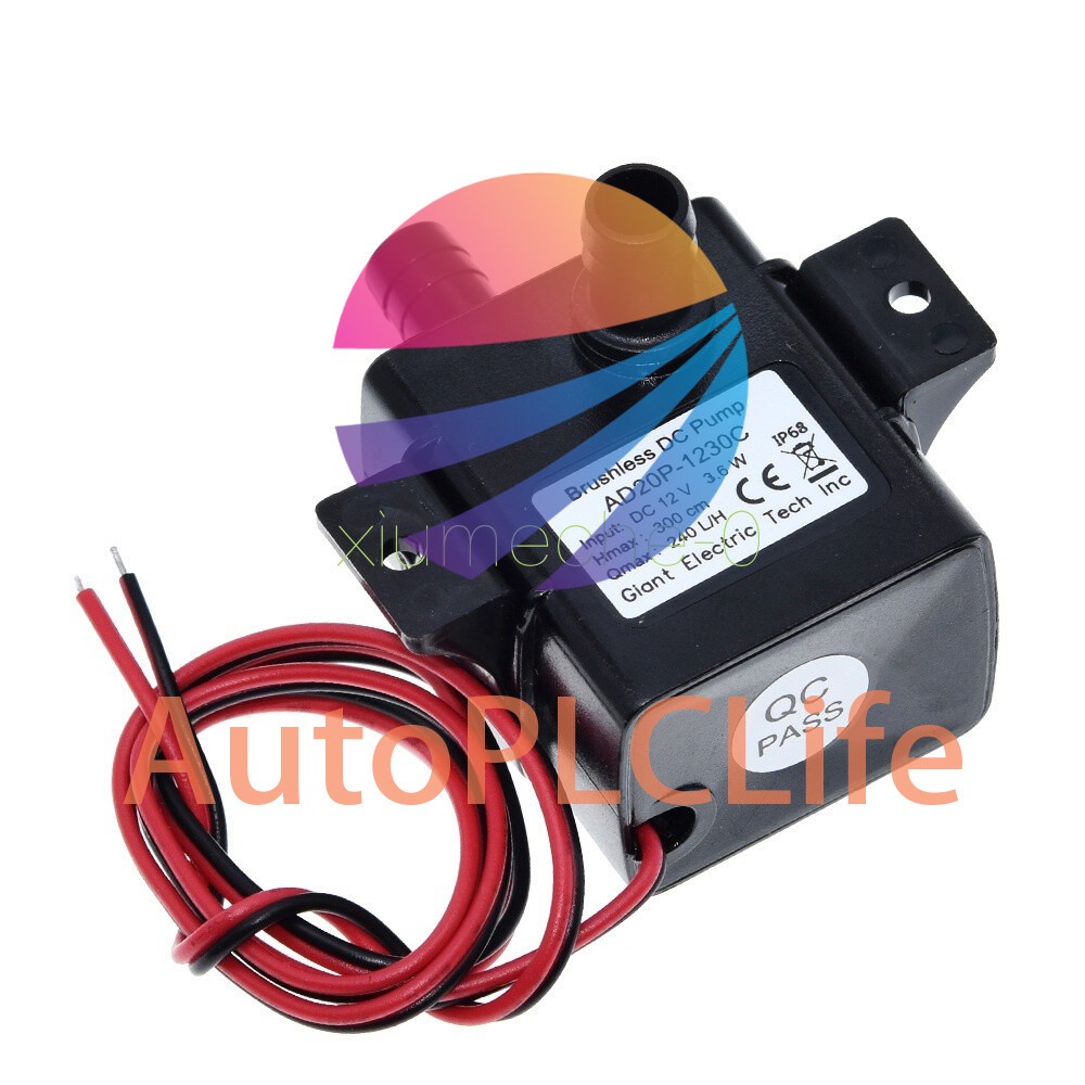 DC12V 3m 240L/H Ultra Silencioso Motor Sin Escobillas Sumergible Piscina Bomba de Agua Solar