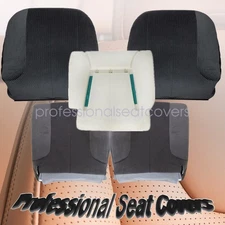 For 2003-2005 Dodge Ram 1500 2500 3500 Driver / Passenger Seat Cover Dark Gray