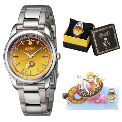 Monogatari Series Shinobu Oshino Wrist Watch SEIKO LTD Box Display