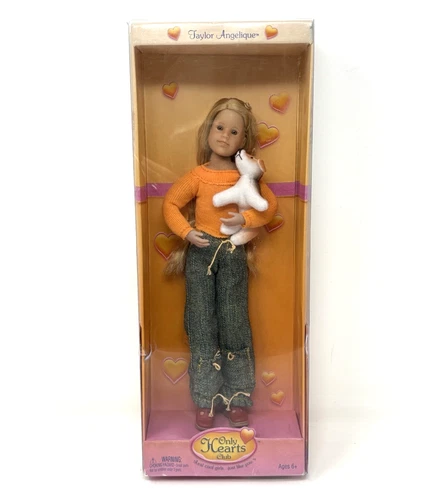 NEW Only Hearts Club Doll 2004 Taylor Angelique Blonde Hair Plush Dog Friendship