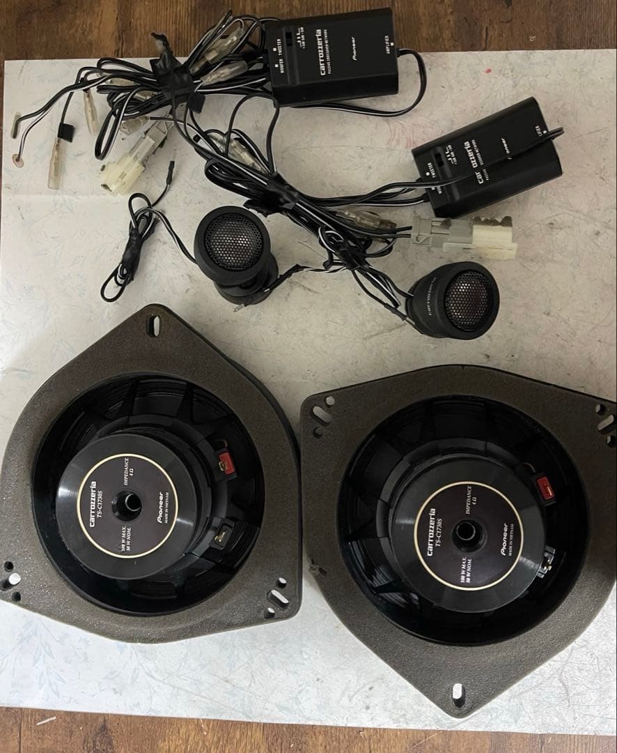 Pioneer Carrozzeria TS-C1730S Speaker Tweeters Crossover Pair