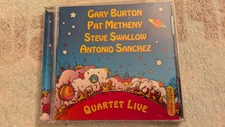 QUARTET LIVE! Burton, Metheny, Swallow, Sanchez, CD, Post Bop, Concord Records