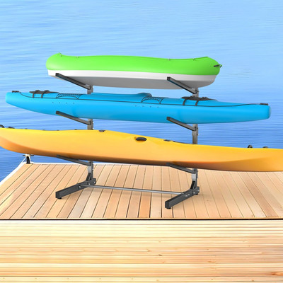Heavy-Duty Kayak Rack, Freestanding Kayak Storage Stand