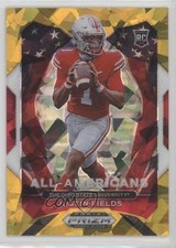 2021 Panini Prizm Draft Picks All-American Gold Ice Justin Fields #192 0tj0