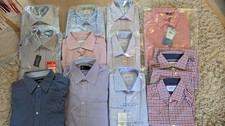 Mixed lot x12 men's shirts new 15.5in collar Rohan Charles Tyrwhitt Laine Taylor