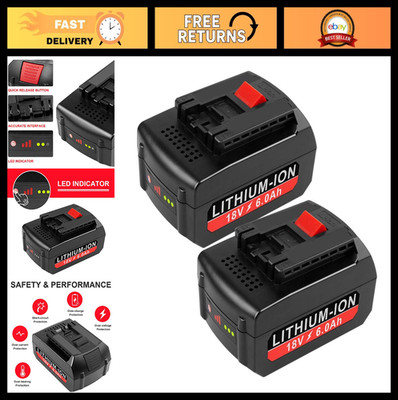 18V 6.0Ah Lithium Battery Pack - High Output for Bosch Tools, Compatible with BA
