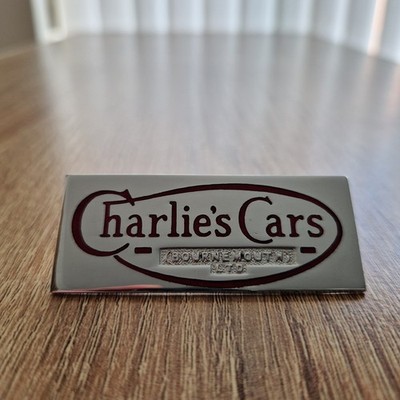 Charlie's Cars Bournemouth Coach Drivers Mützenabzeichen 56 Albion Harrington Charlies