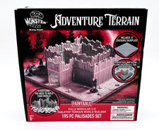 Monster Adventure Terrain 195Pc Paintable Palisade Base Set Fully Modular Stack