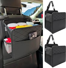 Upgrade Car Seat Organizer Backseat with Storage Black 1Pack Large