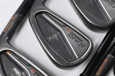 Cobra King Forged CB/MB Black Eisen / 4-PW / X-Flex KBS $-Taper Lite 100 Schäfte