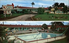 Arrowhead Lodge Motor Inn Winter Haven Florida vintage postcard s382